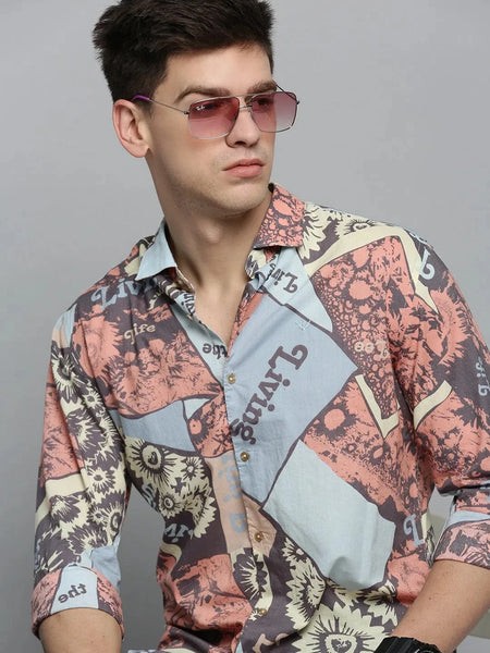 Men Multi Printed Casual Shirt-BESTCOLOURPRINT-4123-Multi